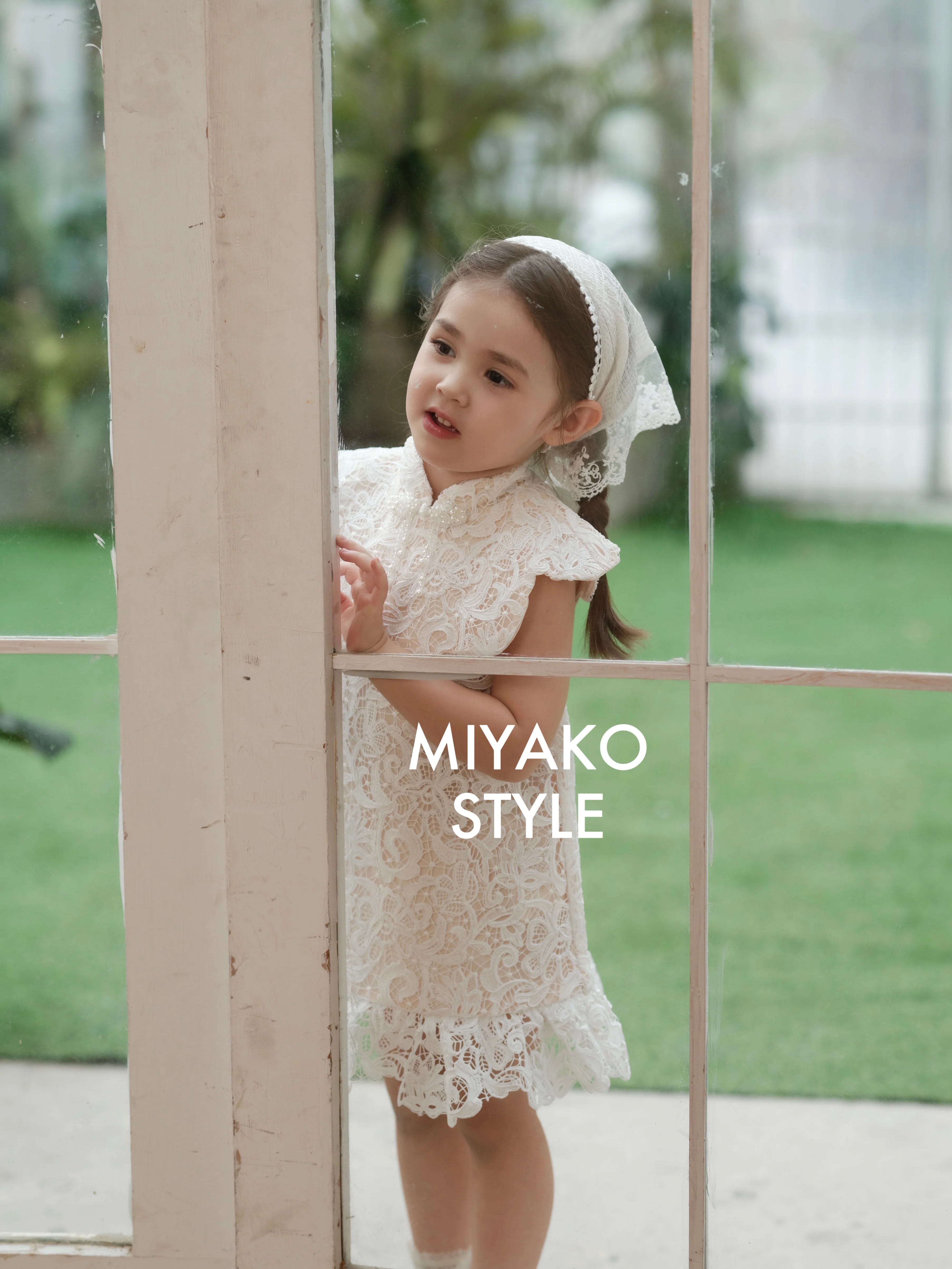 【Miyako-高级蕾丝】Premium Lace Girl Dress 小女孩连身裙