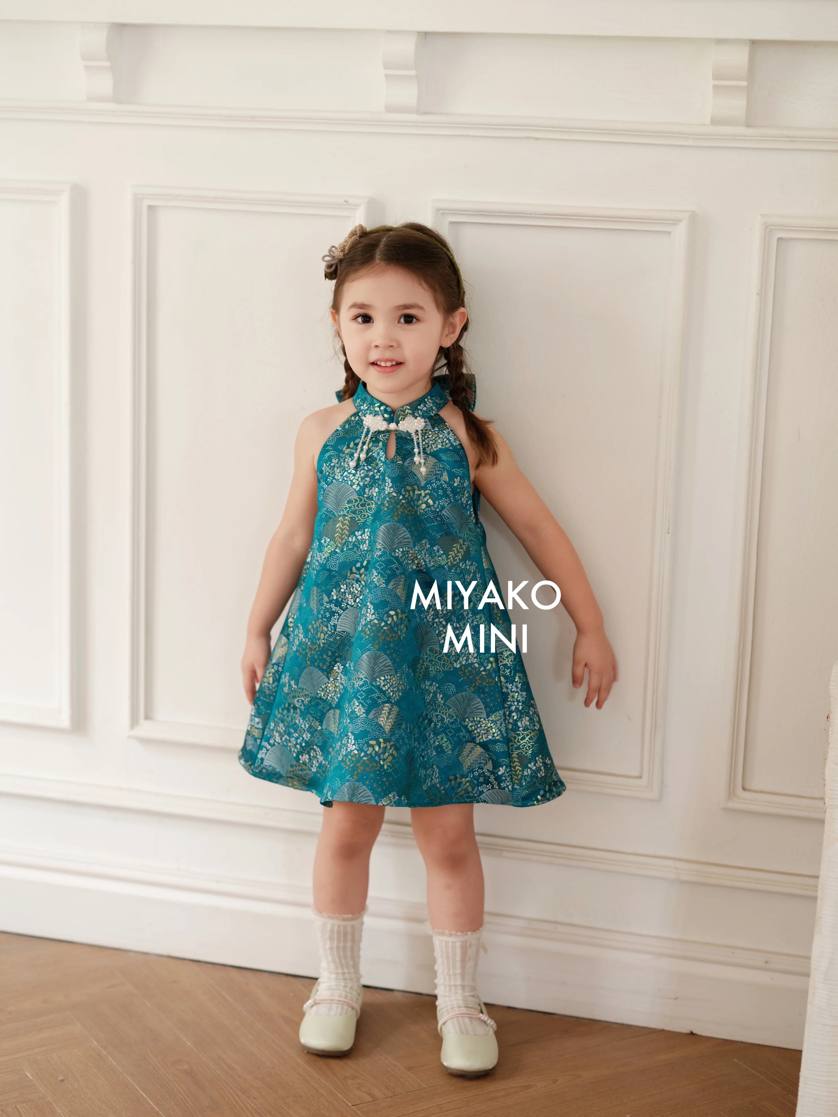 【Miyako-喜马拉雅 】Malaya Cheongsam Girl Dress 小女孩连身裙