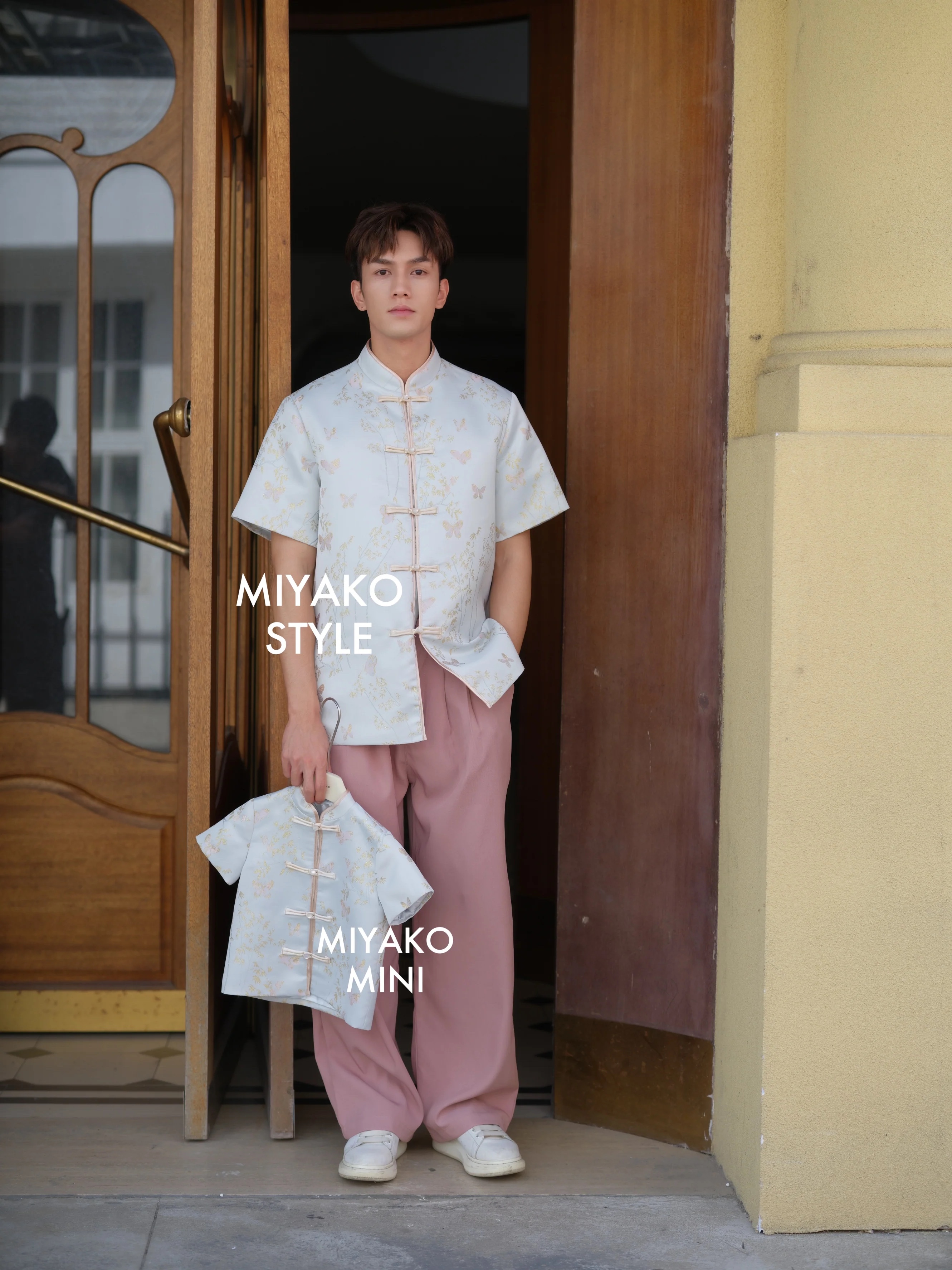 【Miyako-玲珑剔透】Butterfly Cheongsam Men Suit 男唐装