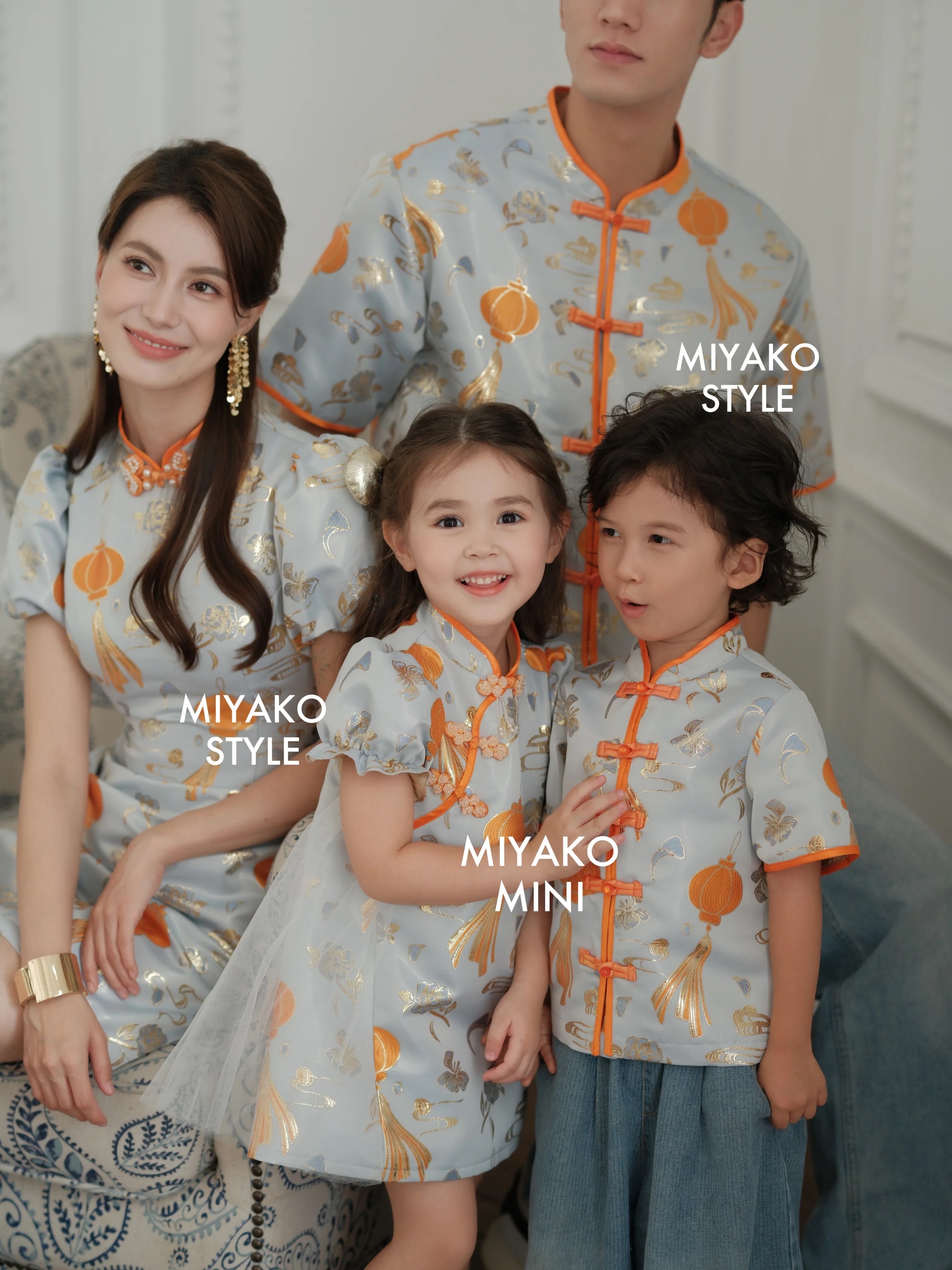 【Miyako-柿柿如意】Lantern Cheongsam Girl Dress 小女孩连身裙