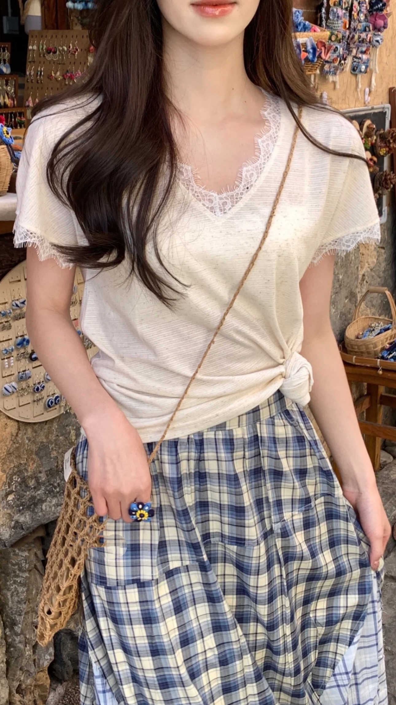 Ananya Lacey Top