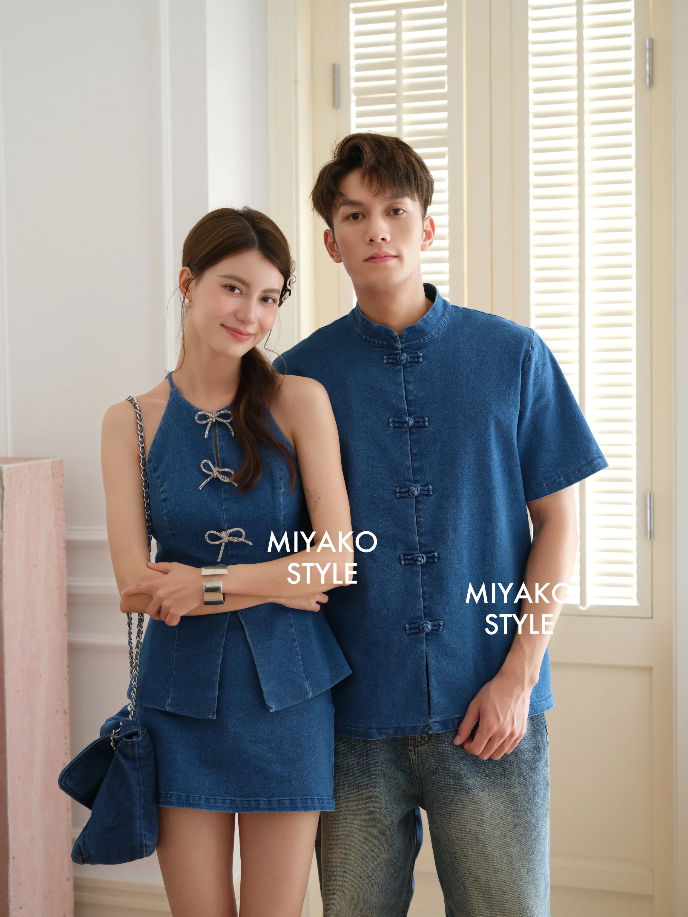 【Miyako-牛仔】Classic Denim Men Suit 男装