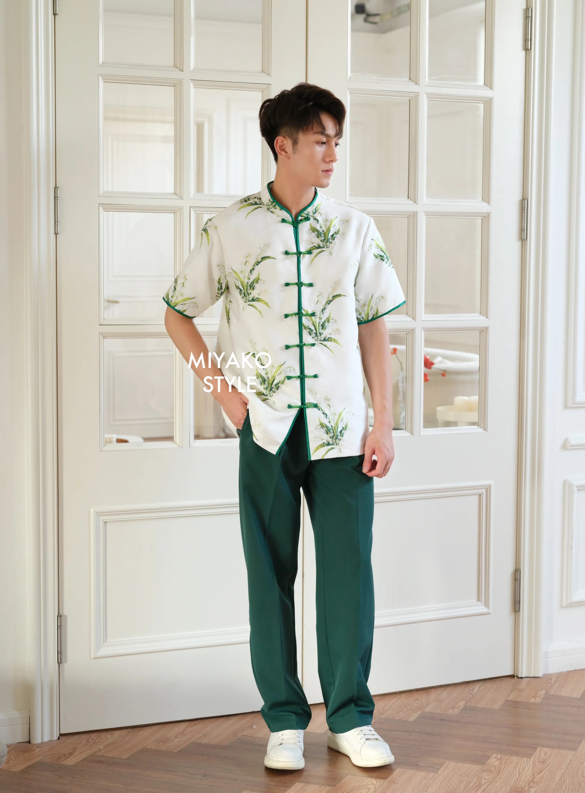 【Miyako-铃兰花开】Lily Men Suit 男唐装