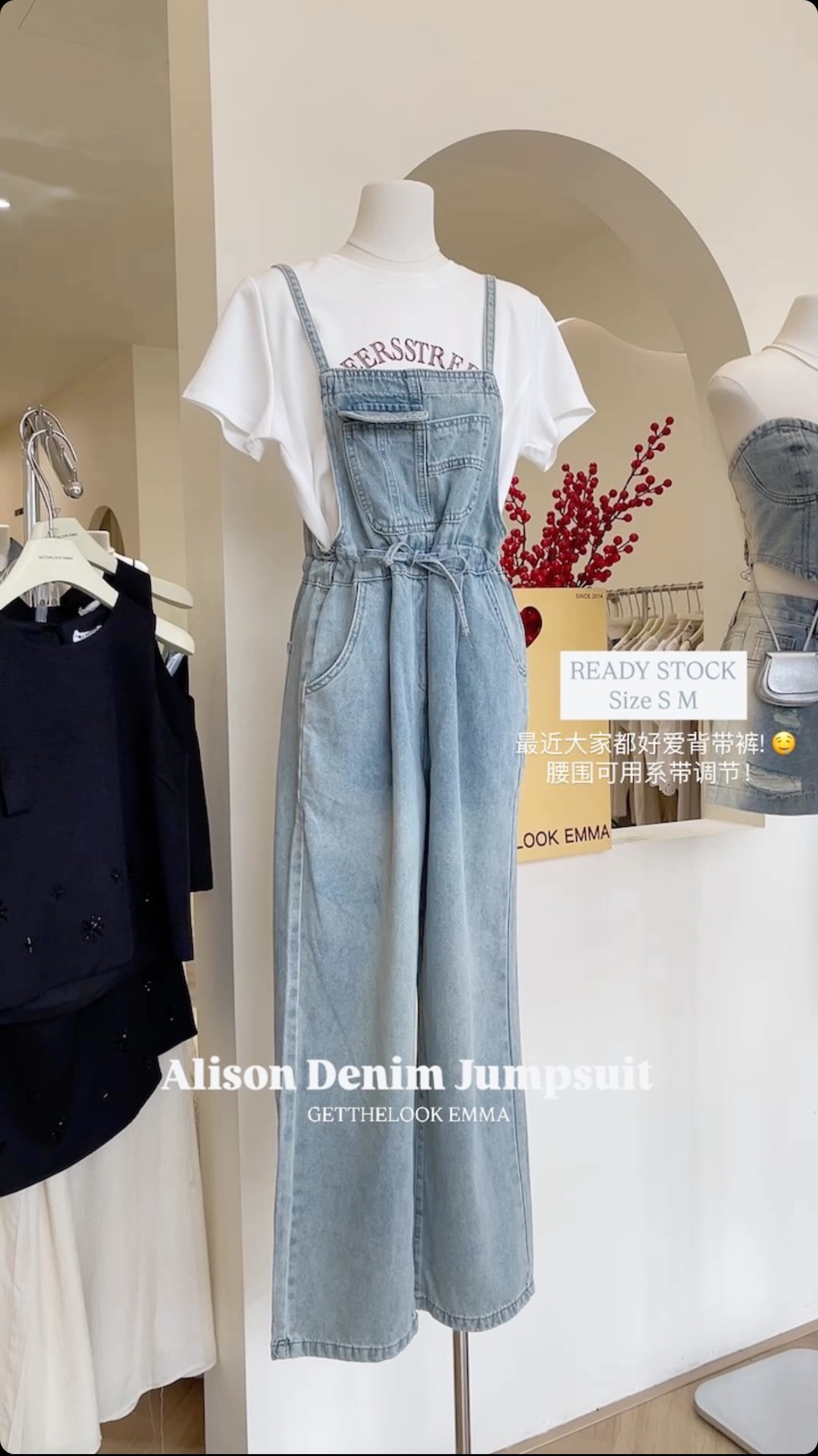 Alison Denim Jumpsuit