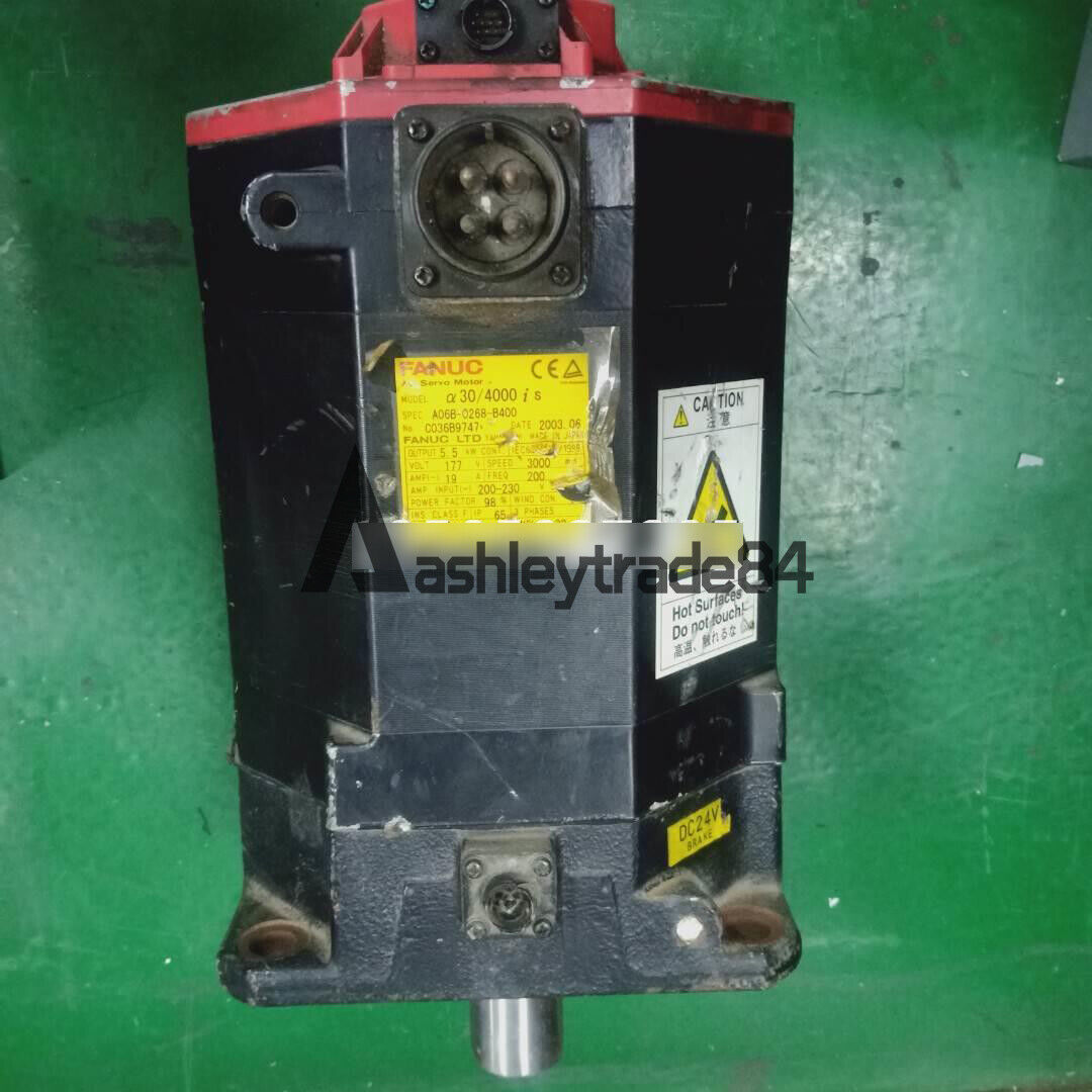 used-one-fanuc-servo-motor-a06b-0268-b400 0