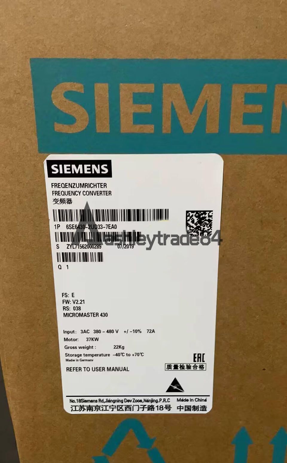 new-1pc-siemens-6se6430-2ud33-7ea0-6se6-430-2ud33-7ea0 0