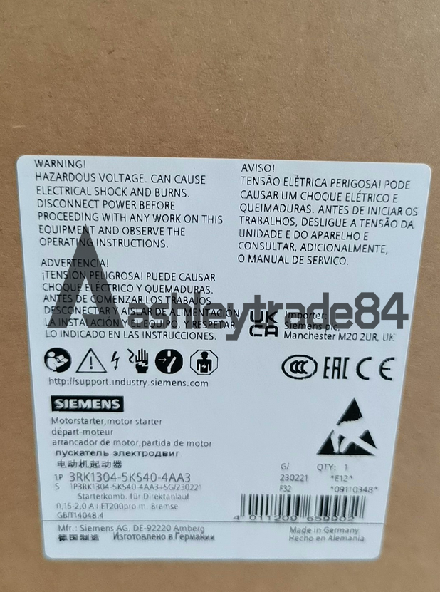 new-1pcs-siemens-3rk1304-5ks40-4aa3-3rk1-304-5ks40-4aa3-motor-starter 0