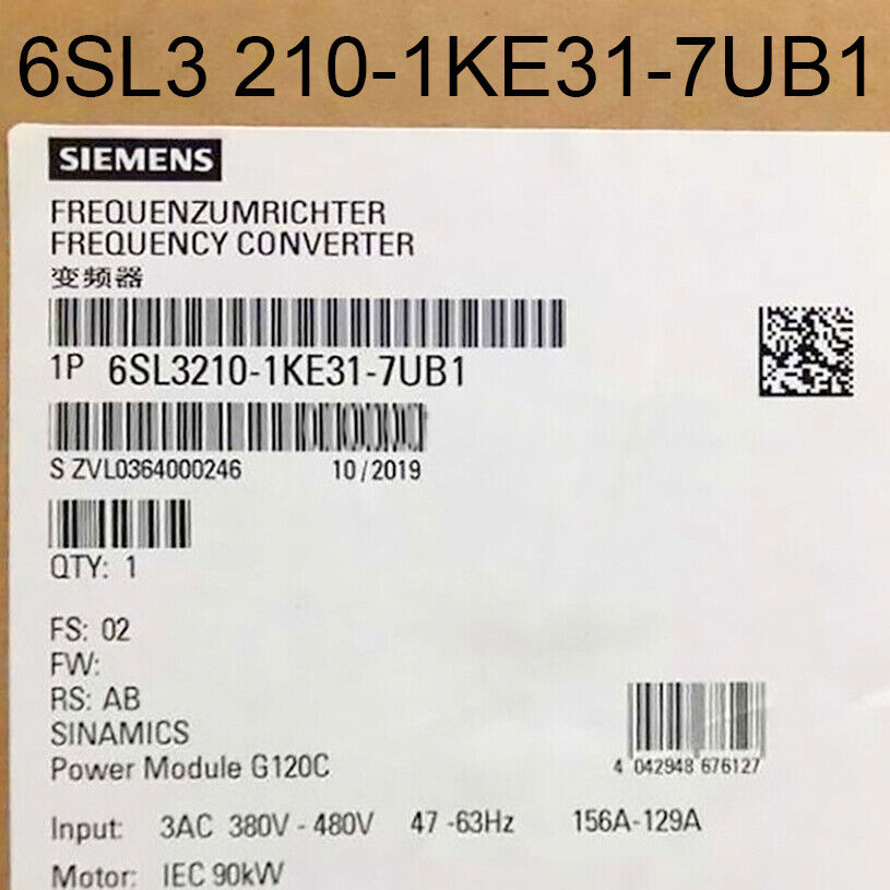 6SL3210-1KE31-7UB1-KOEEDPLC