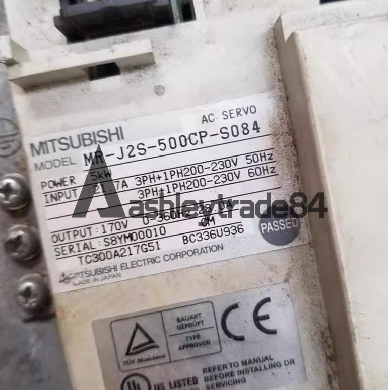 used-1pcs-mitsubishi-ac-servo-driver-mr-j2s-500cp-s084-mrj2s500cps084 0