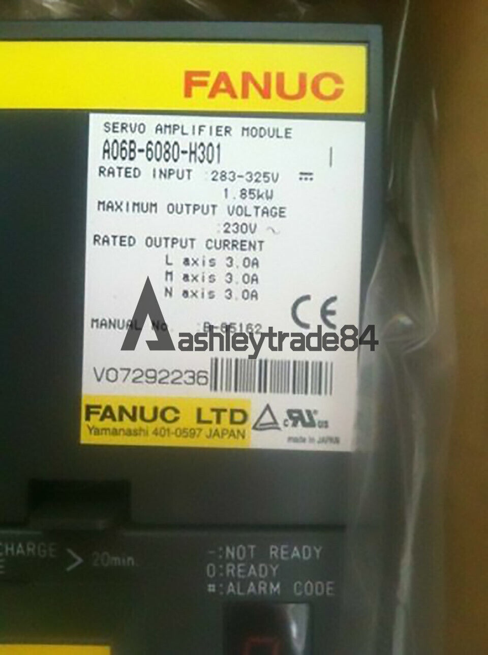 new-1pcs-fanuc-servo-driver-a06b-6080-h301 0