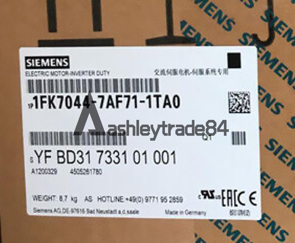 new-one-siemens-servo-motor-1fk7044-7af71-1ta0 0