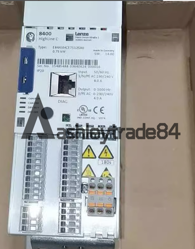 new-1pcs-e84avhce7512sx0-lenze-inverter-0-75kw 0