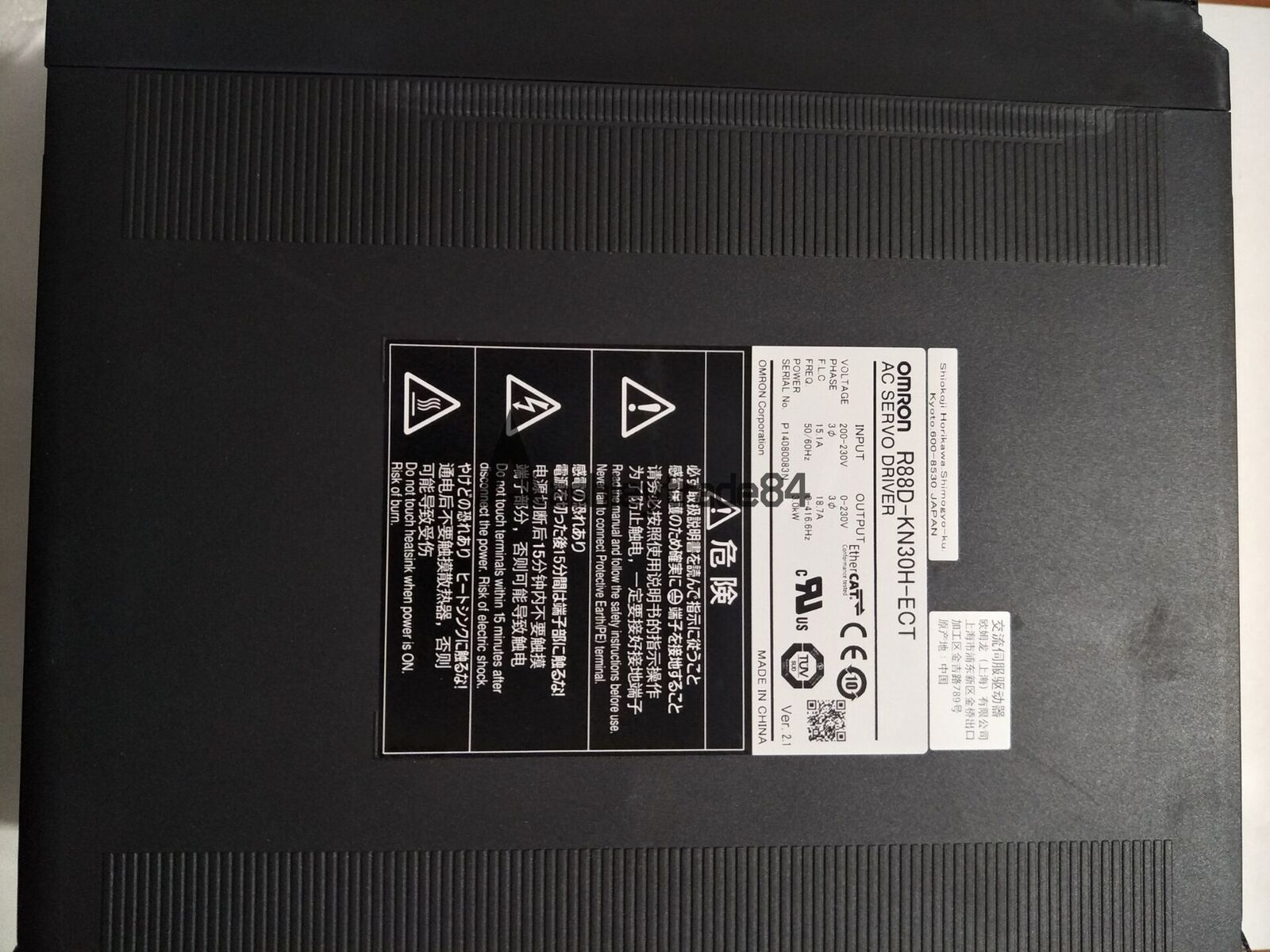 new-1pcs-omron-servo-drive-r88d-kn30h-ect 0
