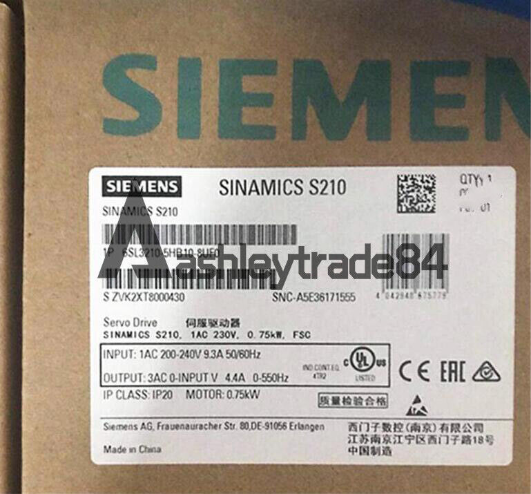 new-1pc-siemens-6sl3210-5hb10-8uf0-6sl3-210-5hb10-8uf0 0