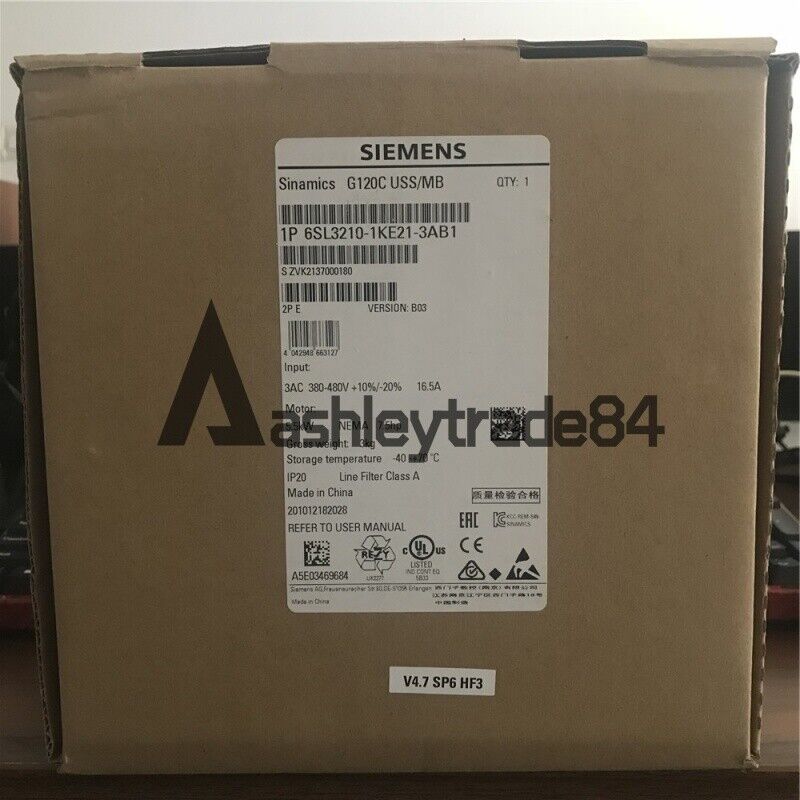 new-1pcs-siemens-6sl3210-1ke21-3ab1-6sl3-210-1ke21-3ab1 0