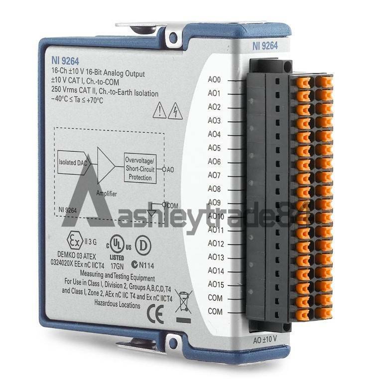 used-1pcs-ni-9264-analog-output-module-ni-9264-779699-01-synchronous-output 0