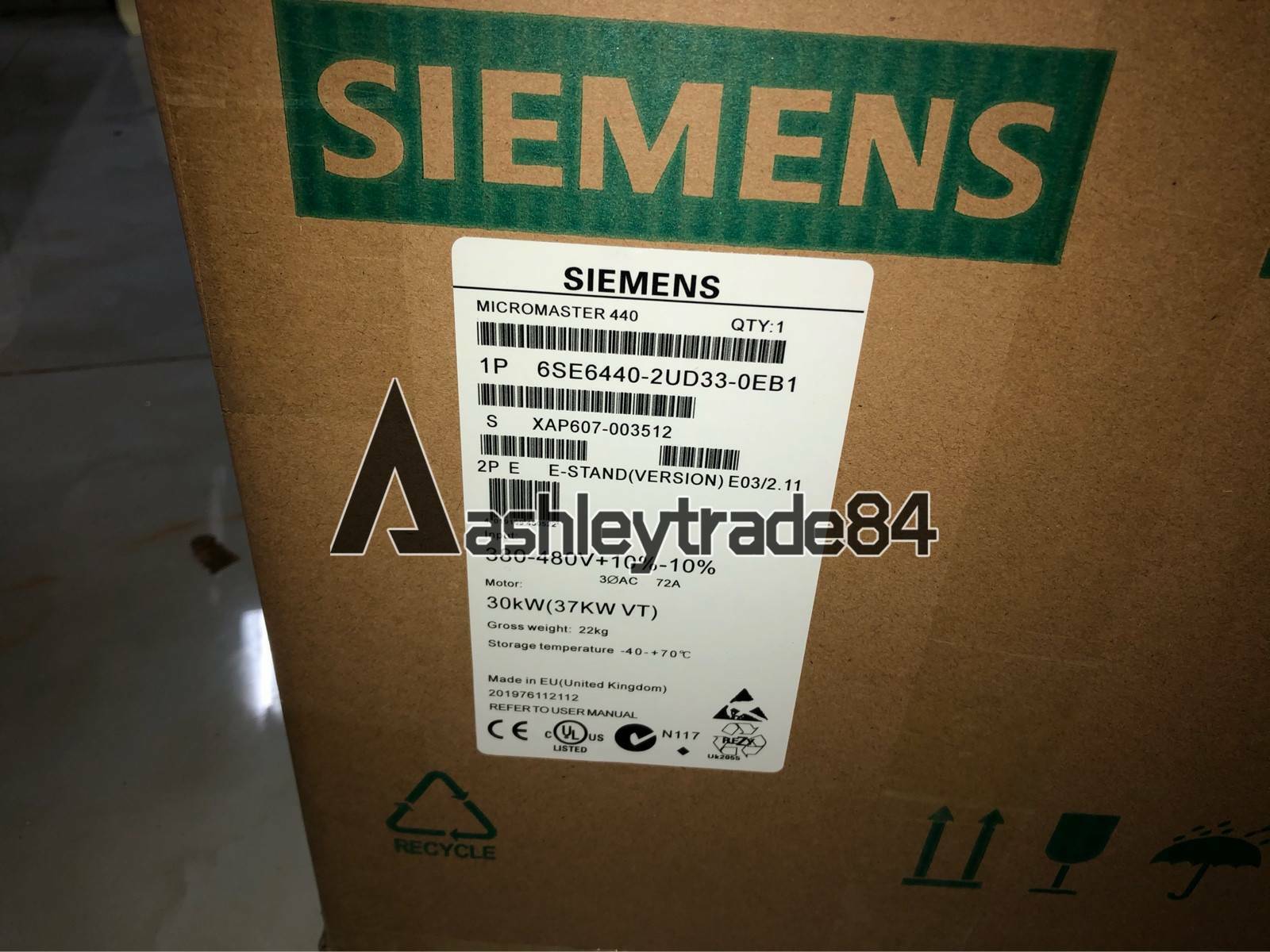 new-1pcs-siemens-6se6440-2ud33-0eb1-6se6-440-2ud33-0eb1 0