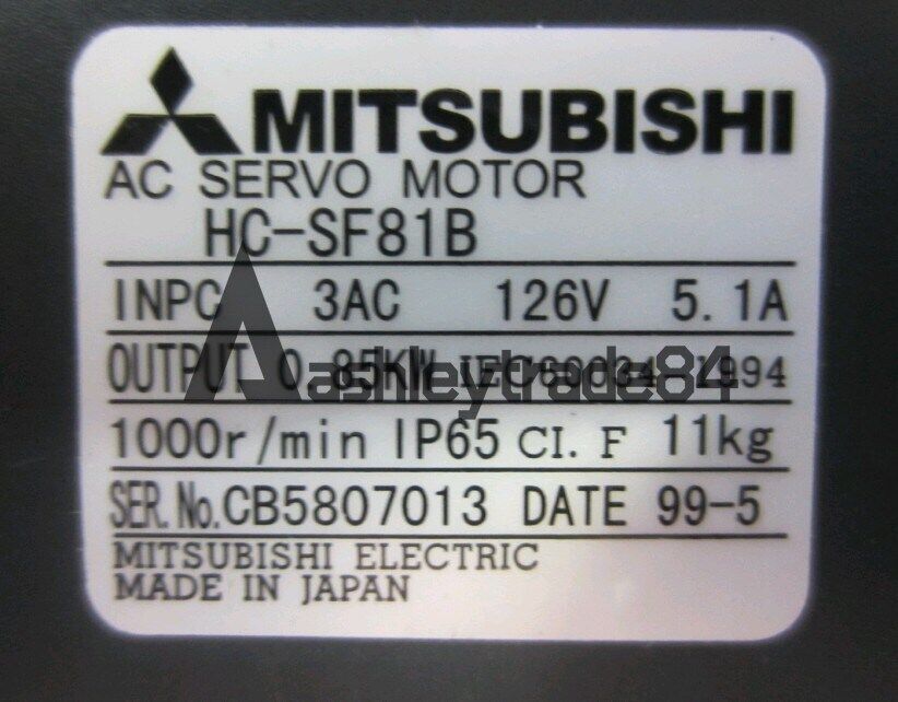 new-1pcs-mitsubishi-servo-motor-hc-sf81b 0
