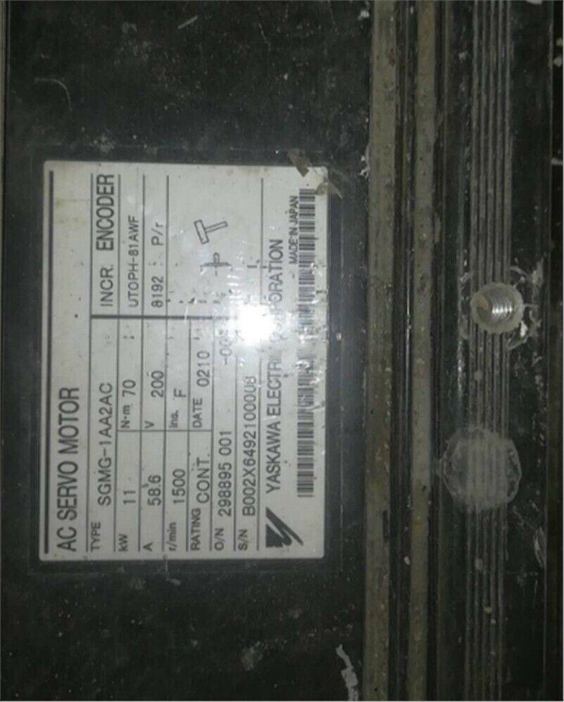 used-1pc-yaskawa-servo-motor-sgmg-1aa2ac 0