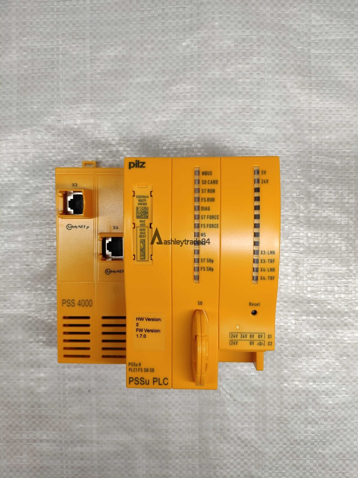 used-1pcs-pilz-312070aa-pssu-h-plc1-control-system 0
