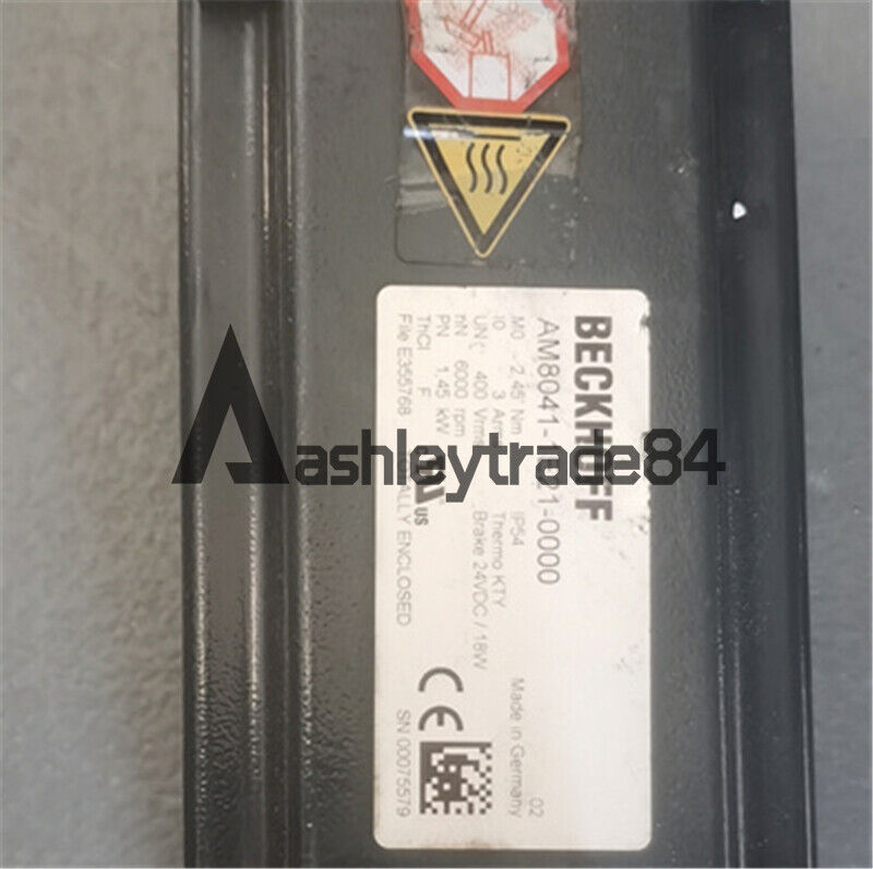 used-1pcs-beckhoff-am8041-1e21-0000-servo-motor 0