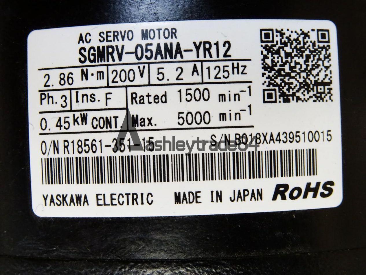 new-1pc-yaskawa-sgmrv-05ana-yr12-servo-motor 0
