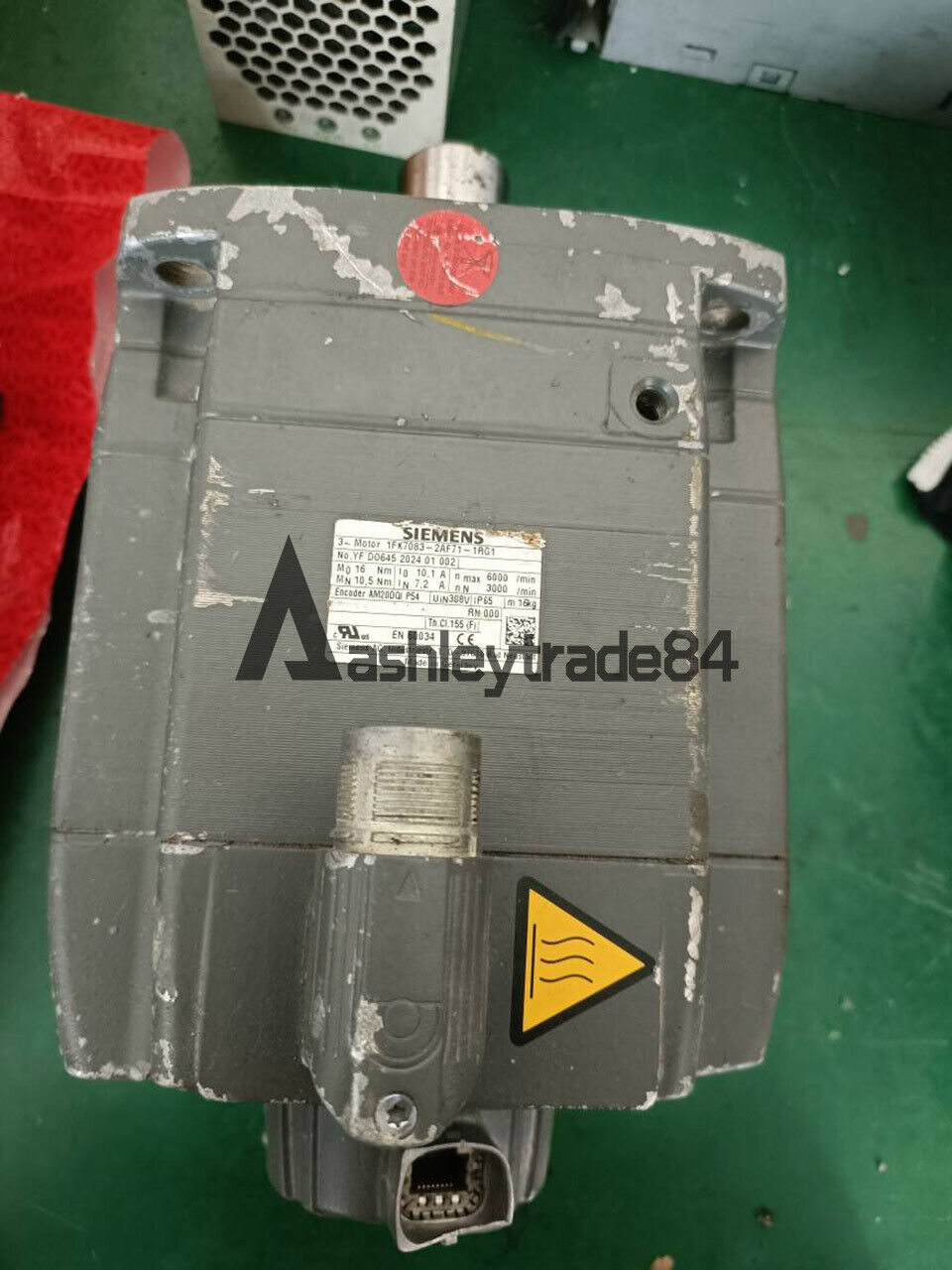 used-1pc-siemens-servo-motor-1fk7083-2af71-1rg1 0