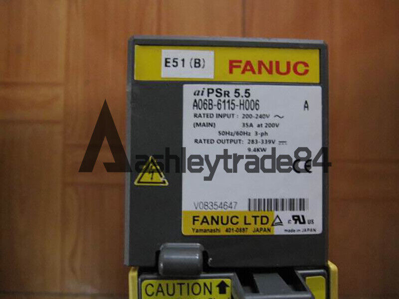 used-one-fanuc-servo-amplifier-unit-a06b-6115-h006 0