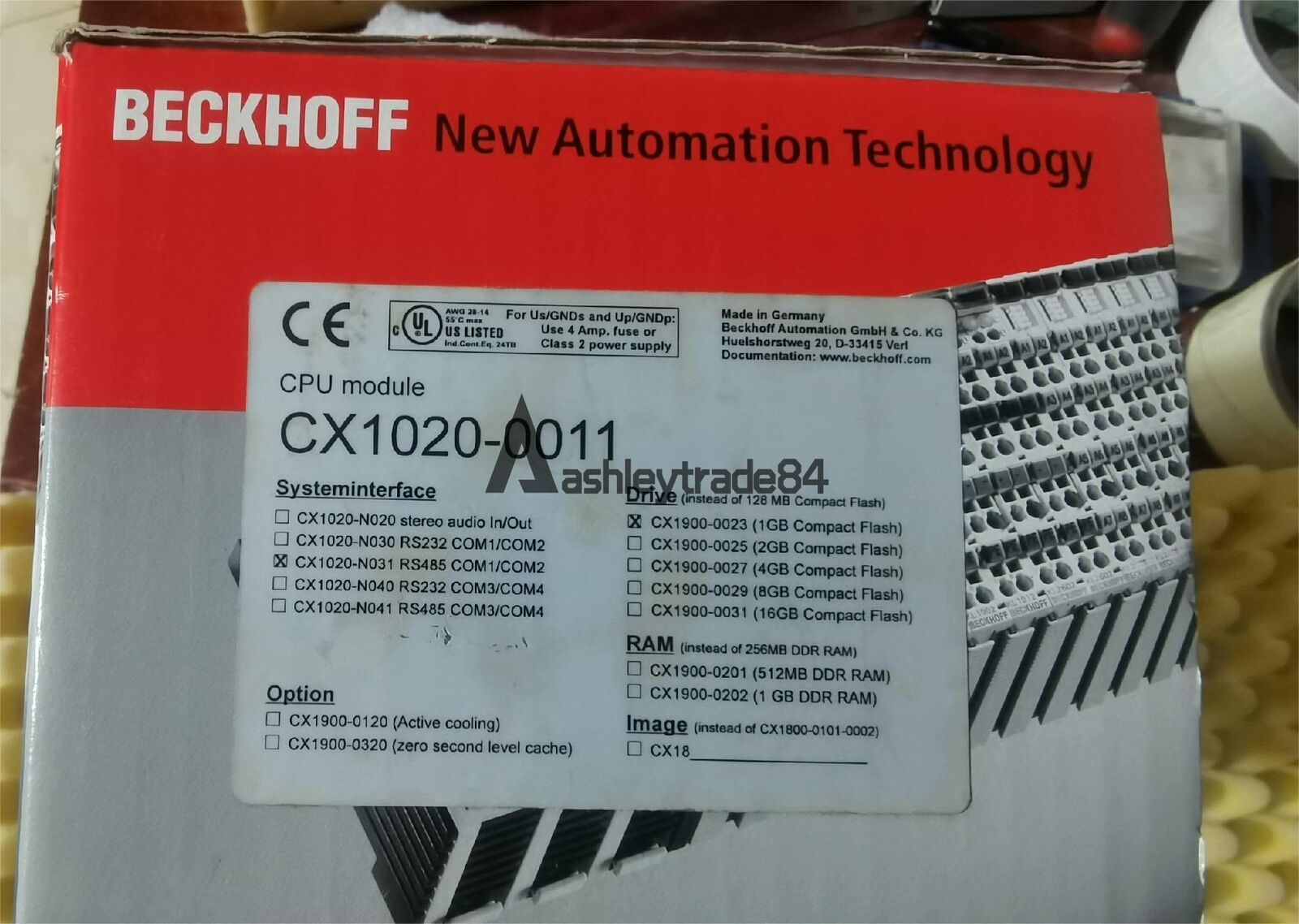 new-1pcs-beckhoff-cx1020-0011-controller-module 0