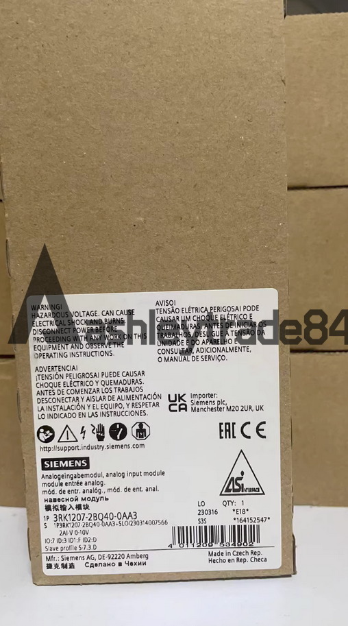 new-1pcs-siemens-analog-input-module-3rk1207-2bq40-0aa3-3rk1-207-2bq40-0aa3 0
