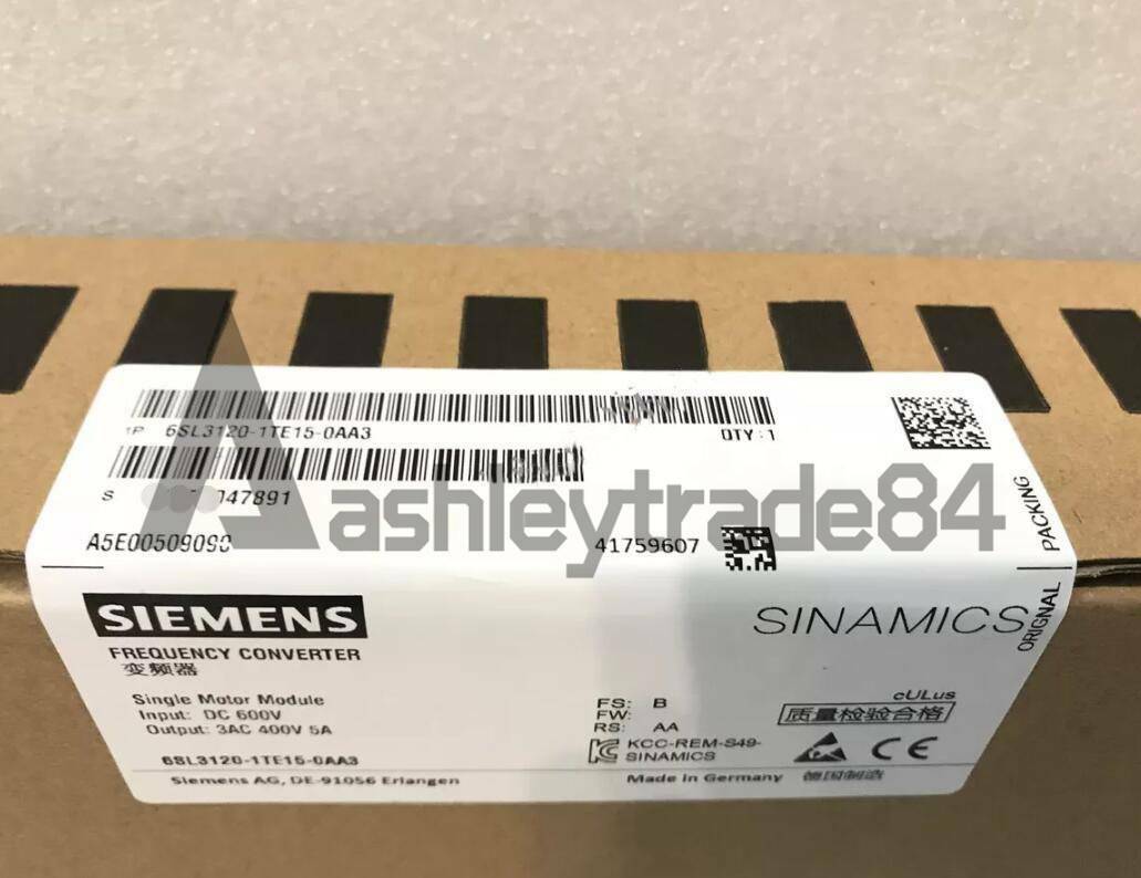 new-1pcs-siemens-6sl3120-1te15-0aa3-6sl3-120-1te15-0aa3-servo-driver 0