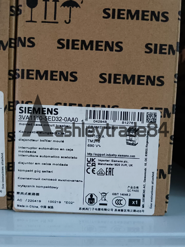 new-1pcs-siemens-circuit-breaker-3va1110-5ed32-0aa0 0