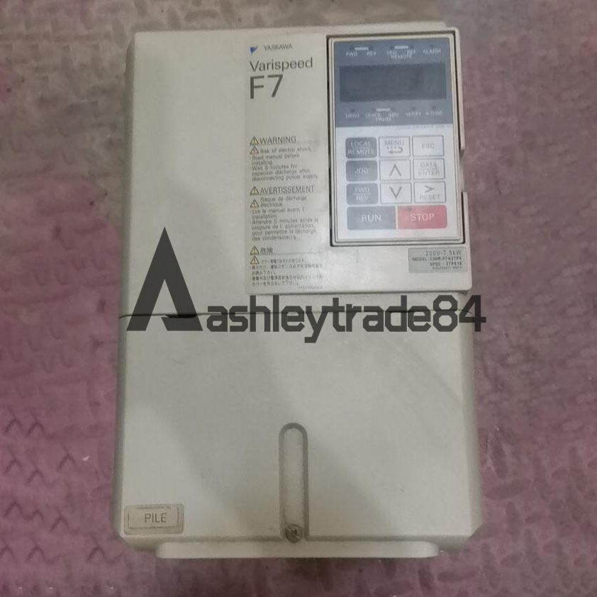 used-1pcs-yaskawa-inverter-cimr-f7a27p5-7.5kw-220v 0