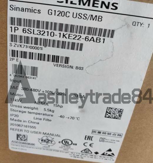 new-1pcs-siemens-6sl3210-1ke22-6ab1-6sl3-210-1ke22-6ab1 0