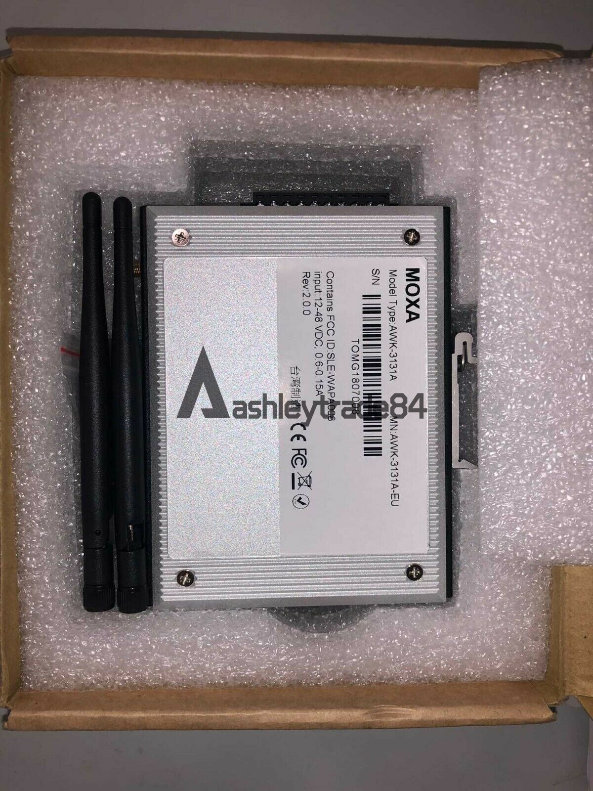 new-1pc-moxa-wireless-ethernet-bridge-awk-3131a-eu 0