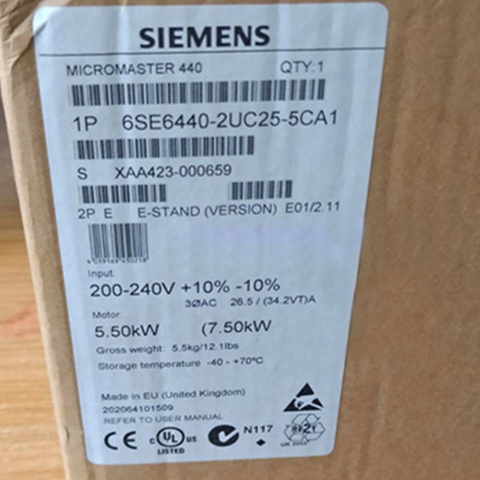 new-1pcs-siemens-6se6440-2uc25-5ca1-6se6-440-2uc25-5ca1 0