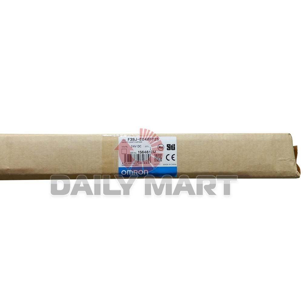 new-omron-f3sj-e0465n25-safety-light-curtain-optical-axis-number-22-nn-plc 0