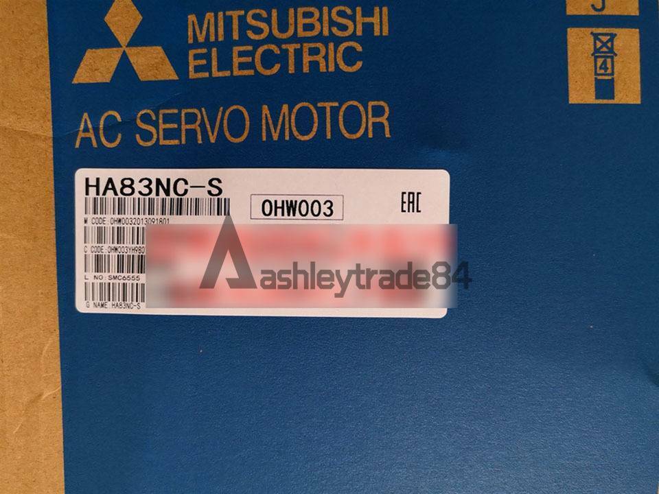 new-1pcs-mitsubishi-servo-motor-ha83nc-s-with-encoder-ose104 0