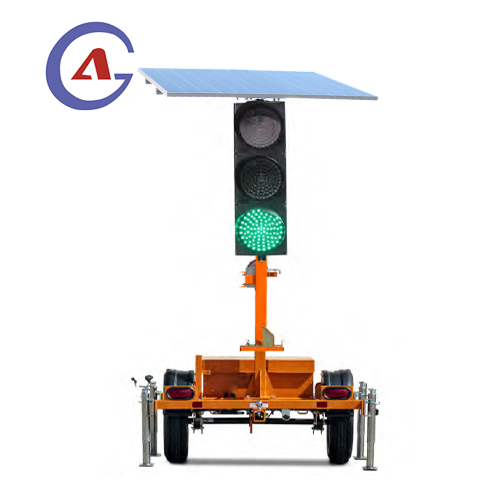 Solar Traffic Light With Trailer