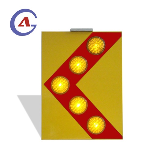 Solar Powered Arrow Direction Sign Chevron Road Traffic LED Sign
