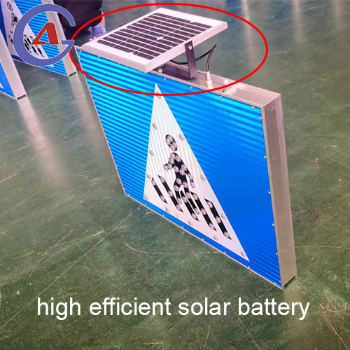 Flashing Solar LED Traffic Sign