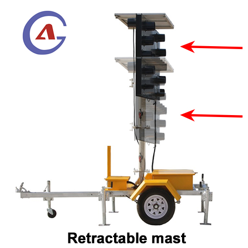 Portable Solar Arrow Board Trailer