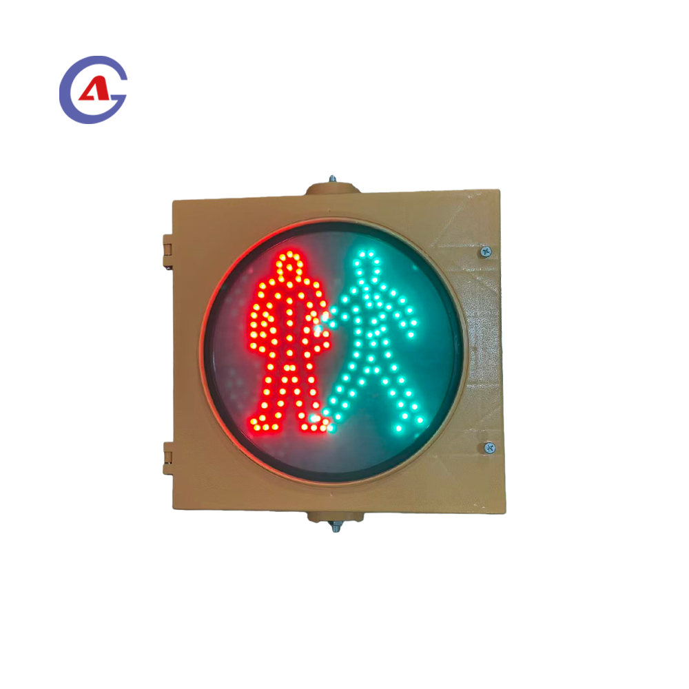 300mm LED IP65 Solar Mains Powered Pedestrian Crossing Traffic Light Red Stop Green Walk Signal High Visibility Road Safety