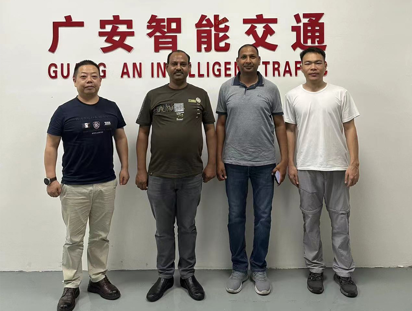 Shenzhen GuangAn Intelligent Traffic Technology Co., Ltd. Hosting a Key Visit from an Indian Client-ledtrafficpro