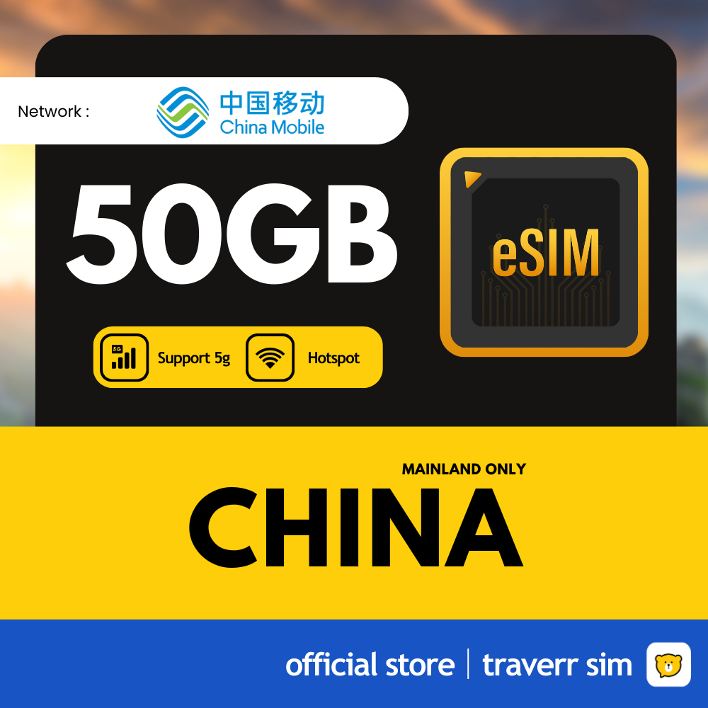 China Travel eSIM - 5G Speed 📶