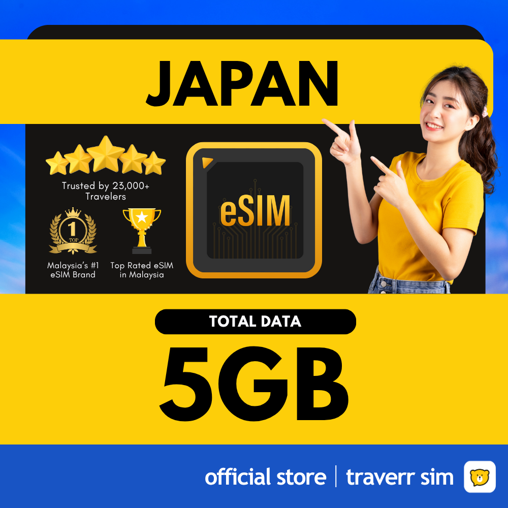 Japan Travel eSIM - ✅ TraverrSmart AI + 5G Speed 🔥