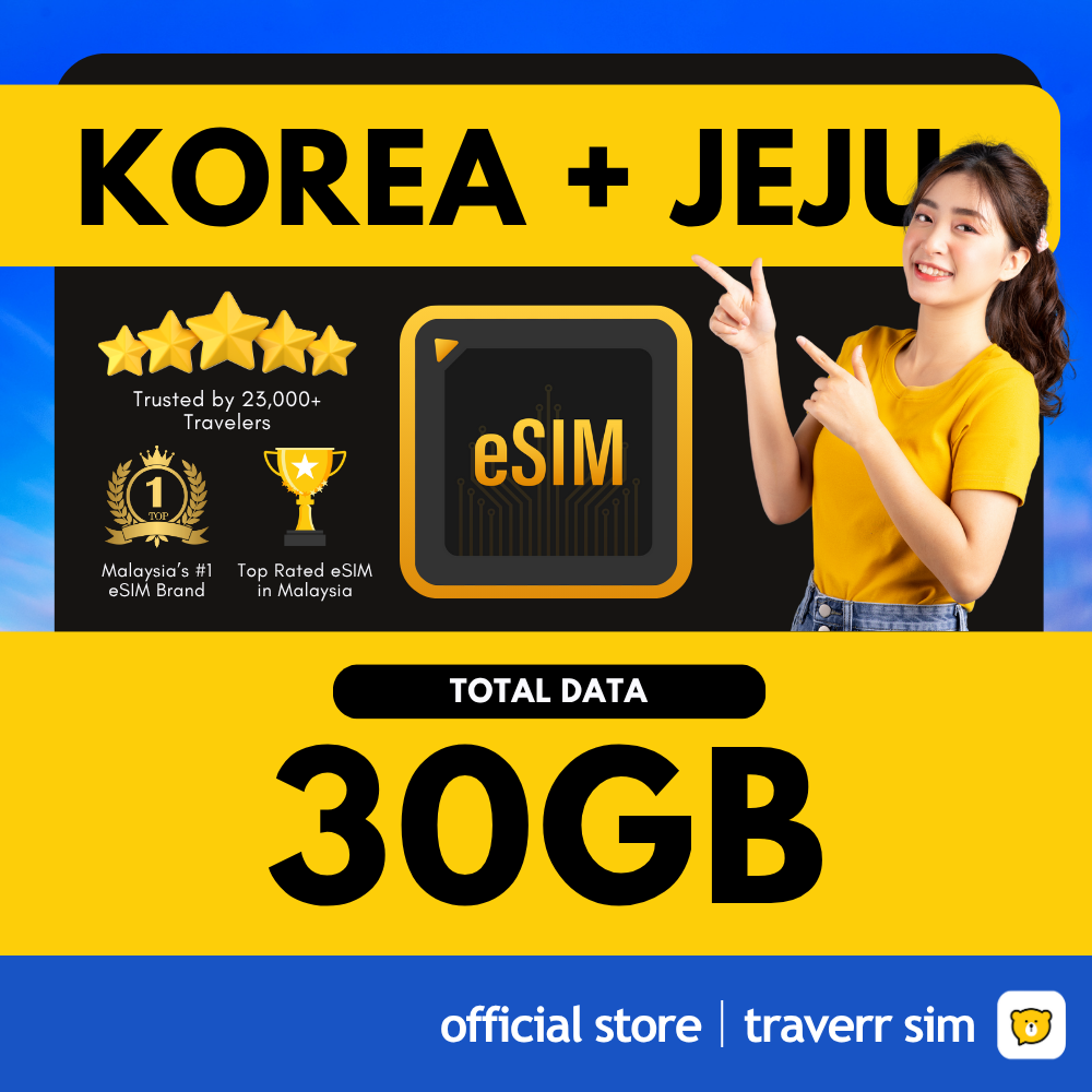 【🔥 NEW 】Korea Travel eSIM - 🔥 TraverrSmart AI + 5G Speed