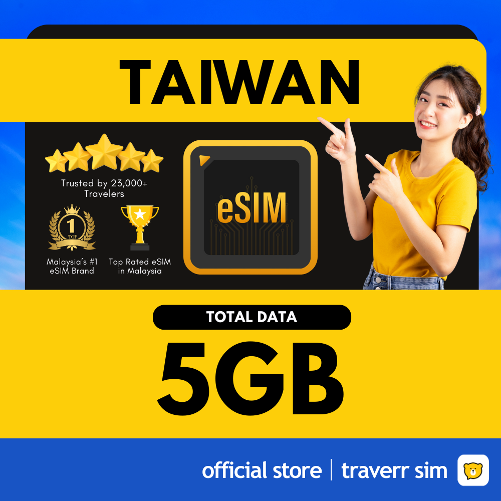 Taiwan Travel eSIM - 5G Speed 📶