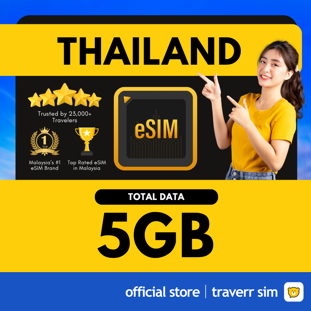 Thailand eSIM • 💯 Total Amount of Data - 5G Speed 🔥