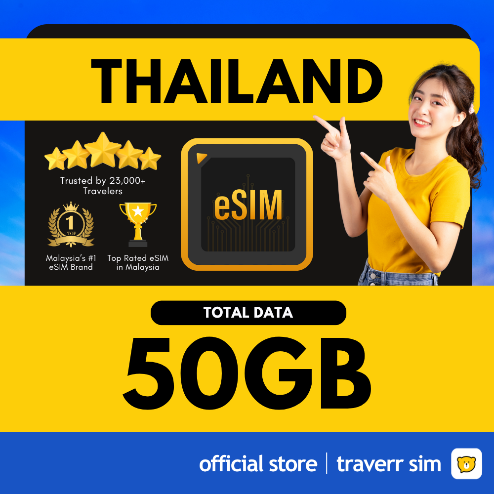 Thailand eSIM • 💯 Total Amount of Data - 5G Speed 🔥